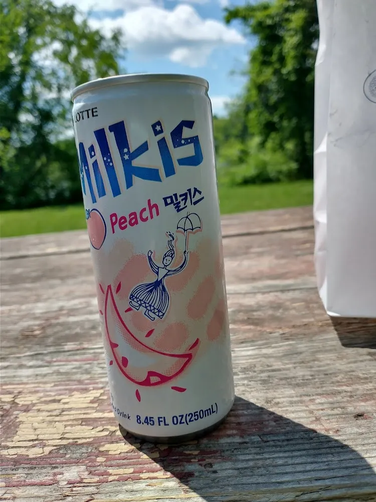 Korean Soda Peach Tea